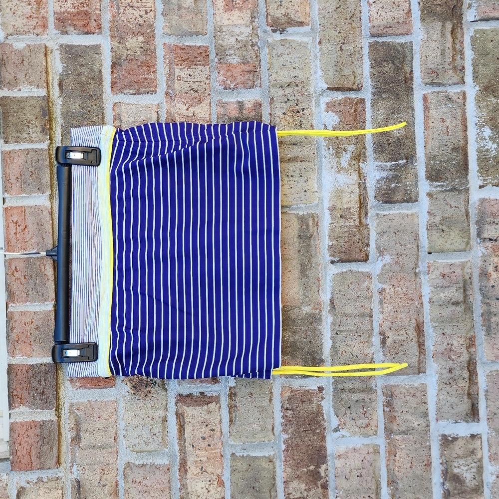 Athleta Bikini Bottom with Skirt Blue White and Yellow Size XXS